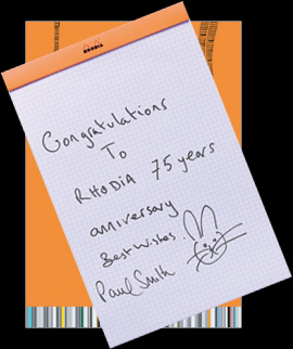 Paul Smith congratulations