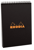 Rhodia note pad A5 black