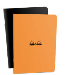 Rhodia A5 stapled books