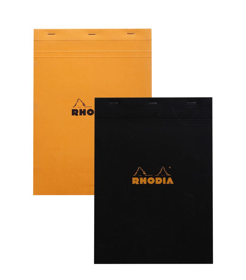 color negro Rhodia Boutique 84 x 115 mm ePure Bloc