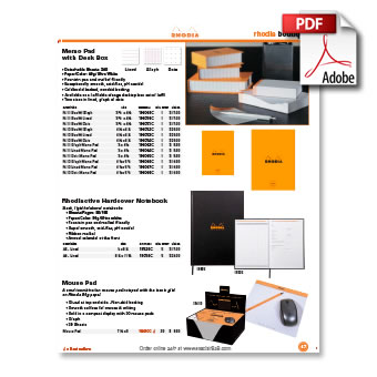 Rhodia Product Catalog