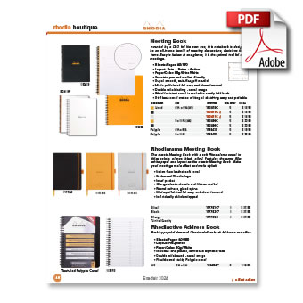 Rhodia Product Catalog