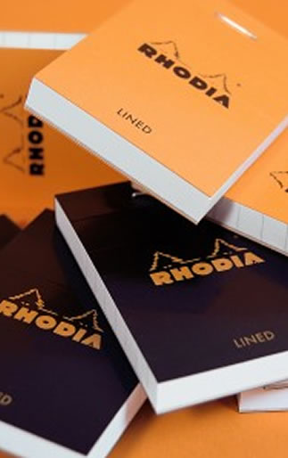 Rhodia Classic Orange & Black Collection