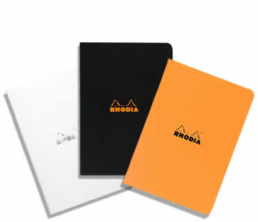 Side-Stapled Rhodia Dot Notebooks
