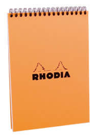 Rhodia note pad A5 orange